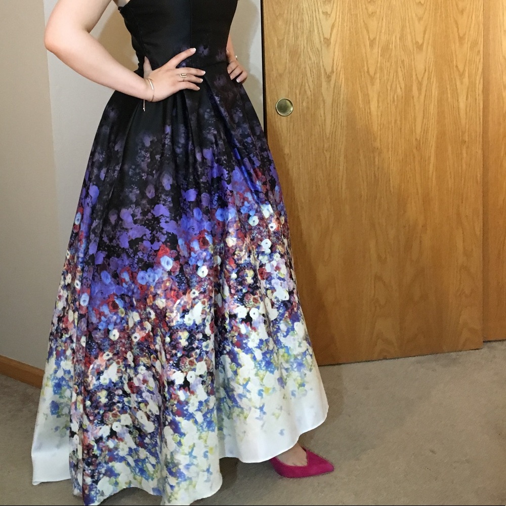 Gorgeous colorful ball gown